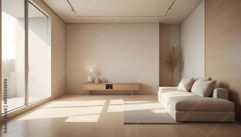 Photo interior modern design room 3d illustration Photo interior modern design room 3d illustration