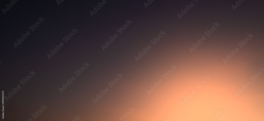 Naklejka premium Sunset blur nature summer background cloud gradient overlay dramatic weather orange sky evening sunrise pastel color effect pattern abstract spring light beauty template yellow Pink eallpaper tropical