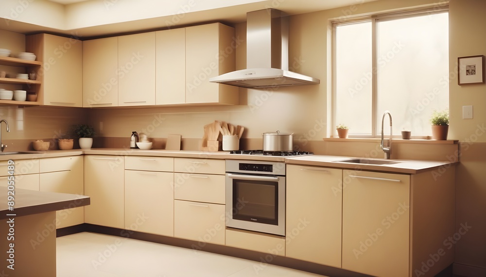 Fototapeta premium Photo interior modern design room 3d illustration