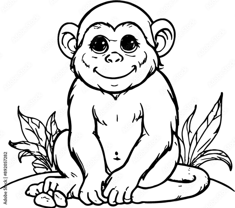 Obraz premium coloring book, Line art, outline, framework, design, shape, appearance, configuration, build, outline, conformation, cartoon, animal, illustration, vector, character, drawing