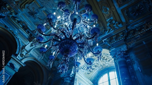 Wallpaper Mural blue circuit board with background Torontodigital.ca