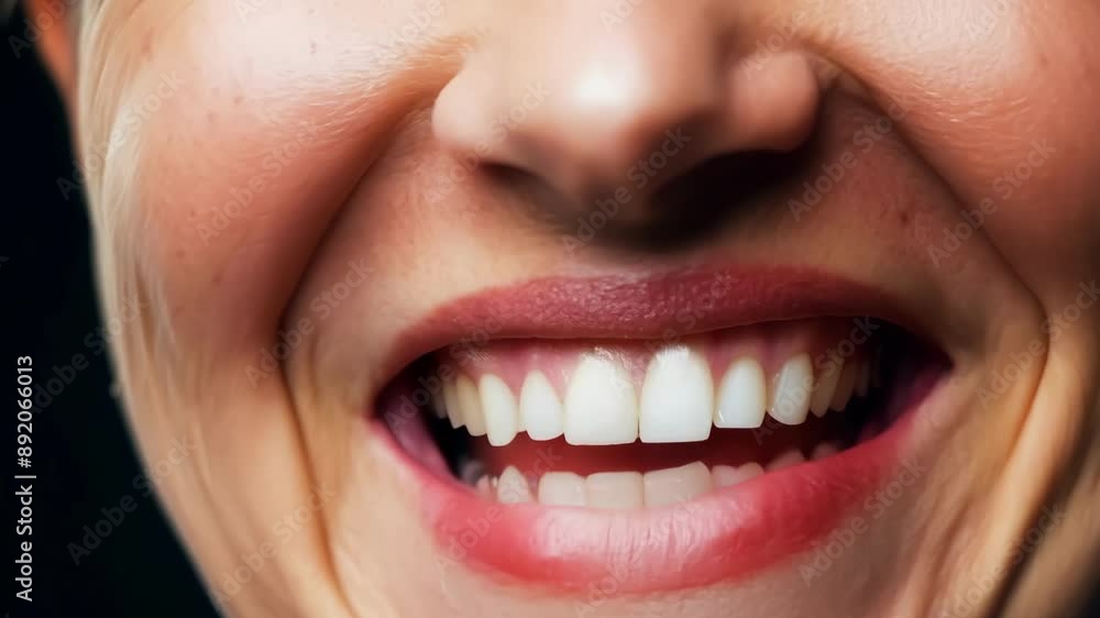 A wide grin spreading across the persons face as their eyes light up and their flush with excitement upon hearing the news. A wide grin spreading across the persons face as their eyes light up and their flush with excitement upon hearing the news.