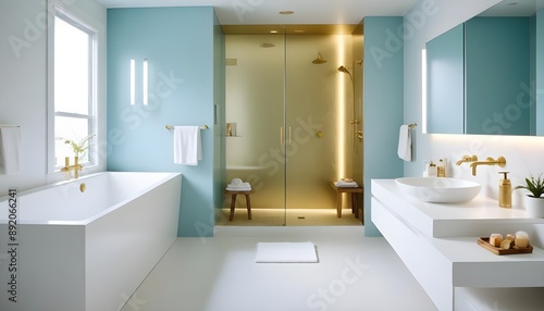 Wallpaper Mural Photo interior modern design room 3d illustration Torontodigital.ca