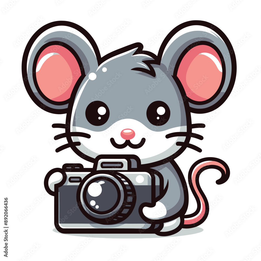 A mouse with a camera Adobe Illustrator Artwork A mouse with a camera Adobe Illustrator Artwork