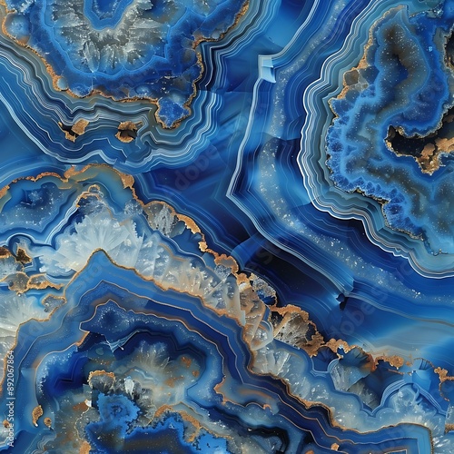 Wallpaper Mural blue and white background Torontodigital.ca