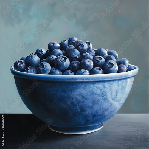 Wallpaper Mural blueberries in a bowl Torontodigital.ca