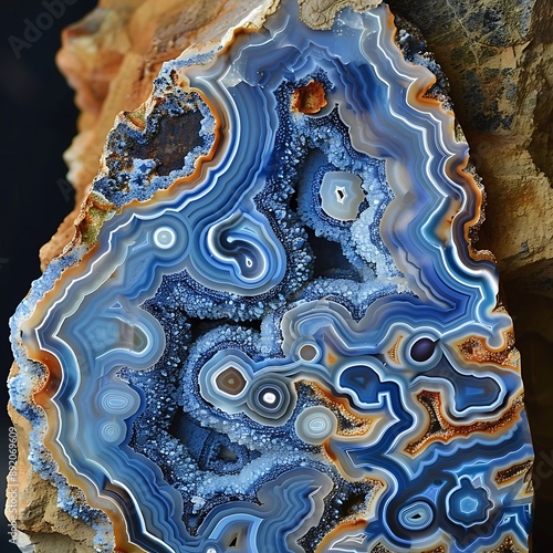 Wallpaper Mural fractal background with drops Torontodigital.ca