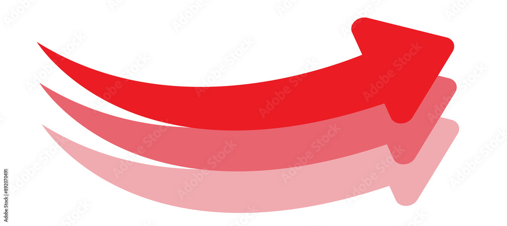 Arrow icon sign color