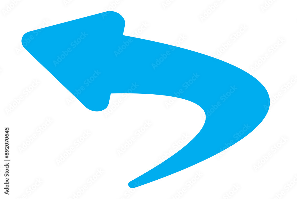 Arrow icon sign color blue Arrow icon sign color blue