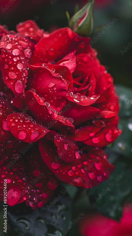 red rose with water droplets red rose with water droplets