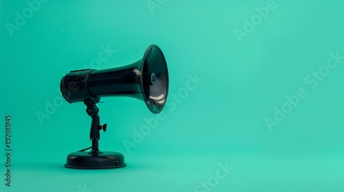 Speaker Using Visual Aids with Light Green Background