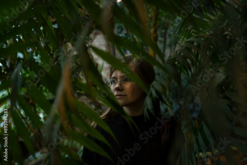 person in the jungle