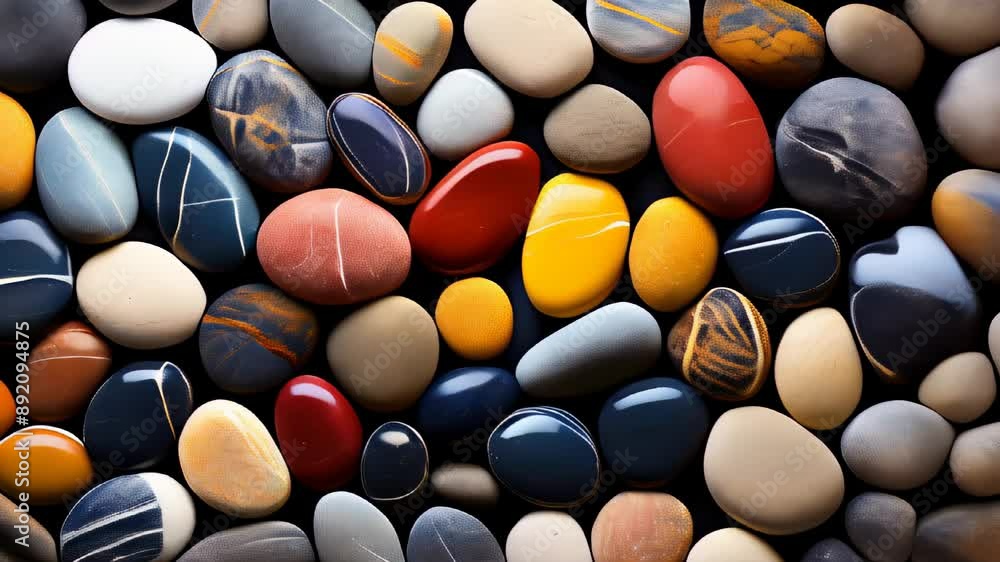 Colorful smooth stones Colorful smooth stones