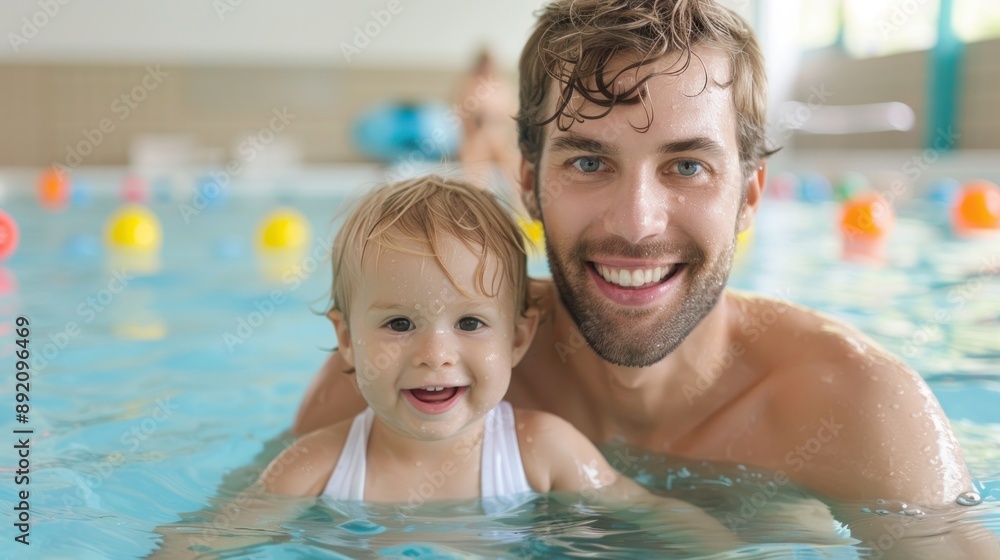 Young children take swimming lessons on holidays. Young children take swimming lessons on holidays.