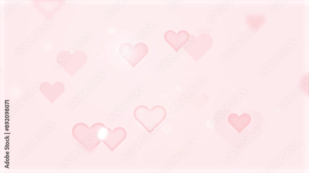 heart shapes bokeh loopable romantic background ハートが近づくボヤけたアニメーション背景 ループ対応 赤 heart shapes bokeh loopable romantic background ハートが近づくボヤけたアニメーション背景 ループ対応 赤