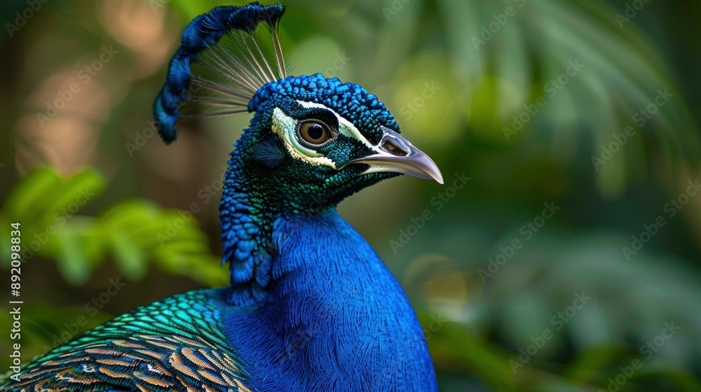 Regal Peacock Displaying Vibrant Feathers Regal Peacock Displaying Vibrant Feathers