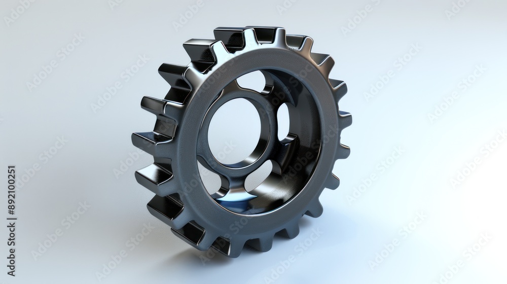 3d render black colored gear on a black background 3d render black colored gear on a black background