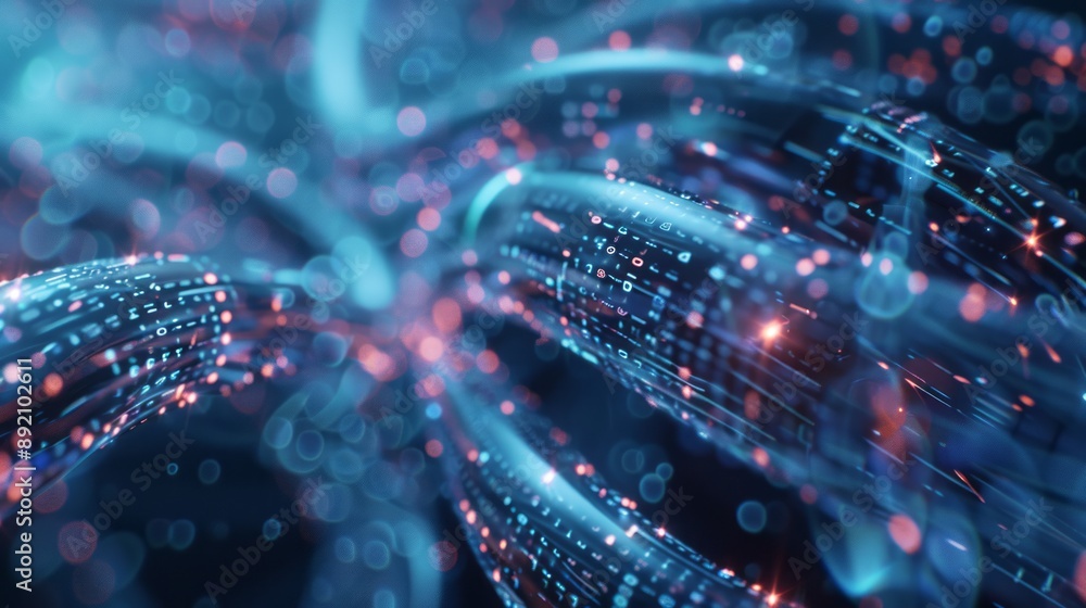 data cables transferring information hologram data cables transferring information hologram