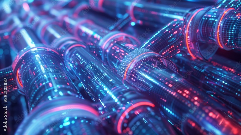 data cables transferring information hologram data cables transferring information hologram