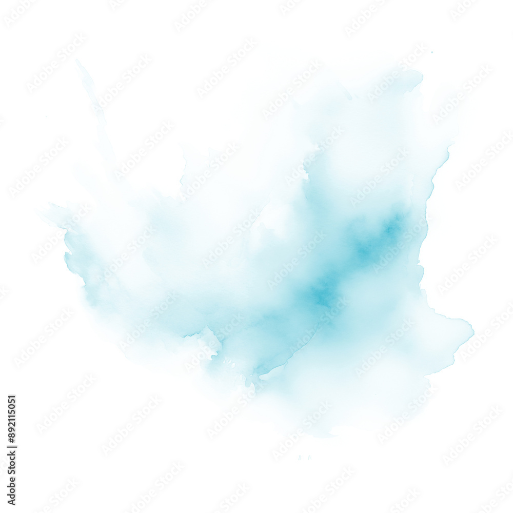 Turquoise ink splash on transparent background Turquoise ink splash on transparent background