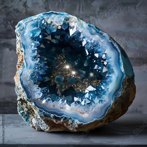 Wallpaper Mural blue and white stone Torontodigital.ca