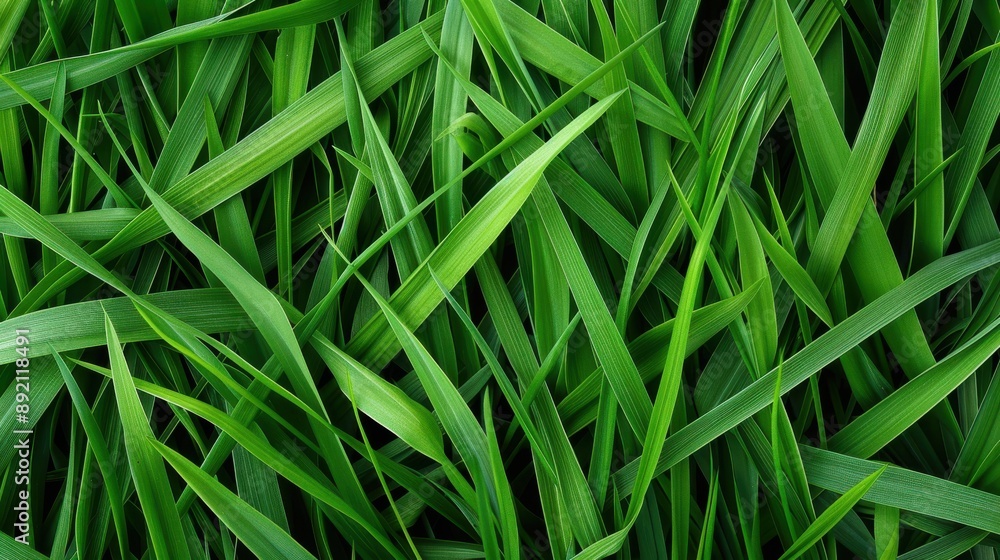 Green Grass, Close-up view, Natural texture.