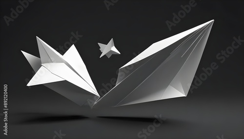 Clear Plain Shiny Soft Vintage Bokeh Cloudy Wave Like Geometric Black Background or Texture