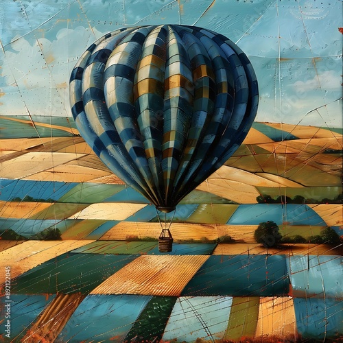 Wallpaper Mural hot air balloon on the sky Torontodigital.ca