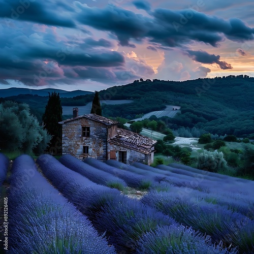 Wallpaper Mural house in the mountains Torontodigital.ca