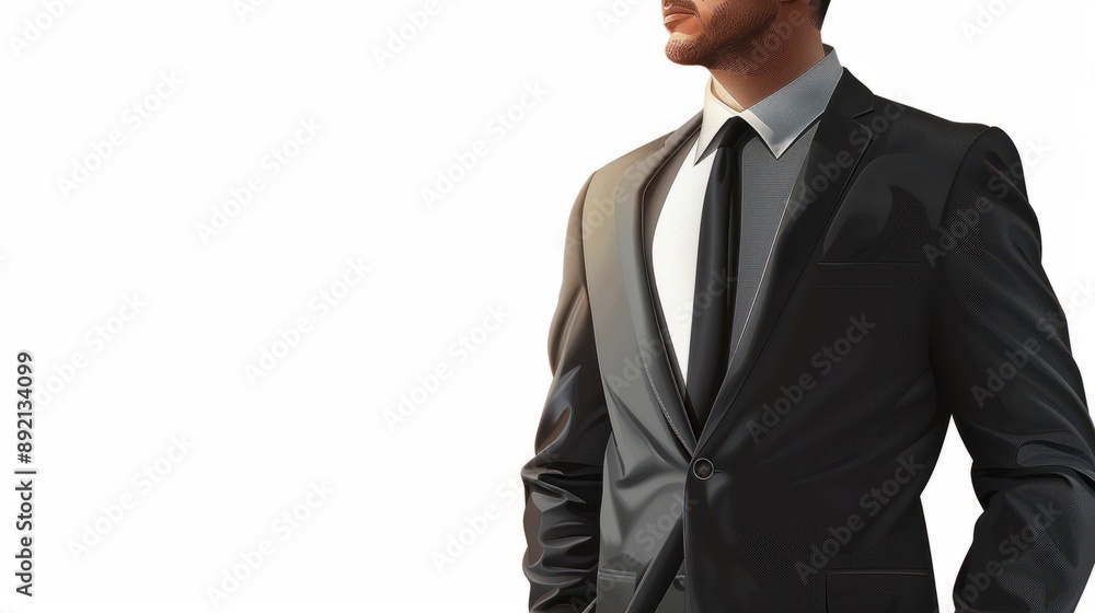 Businessman isolated. Businessman isolated.