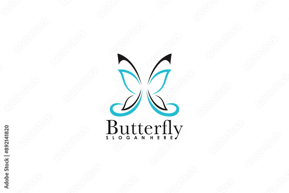 butterfly wing design with modern concept butterfly wing design with modern concept