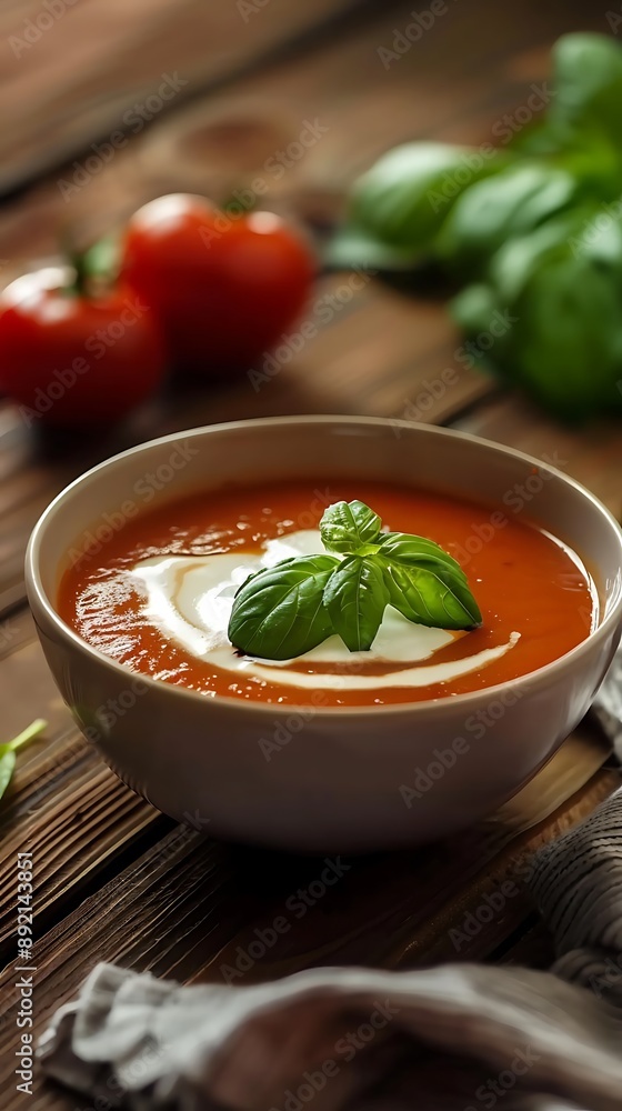 tomato soup with vegetables tomato soup with vegetables