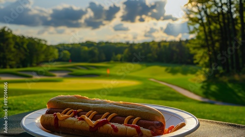 Hot Dog on a Golf Course