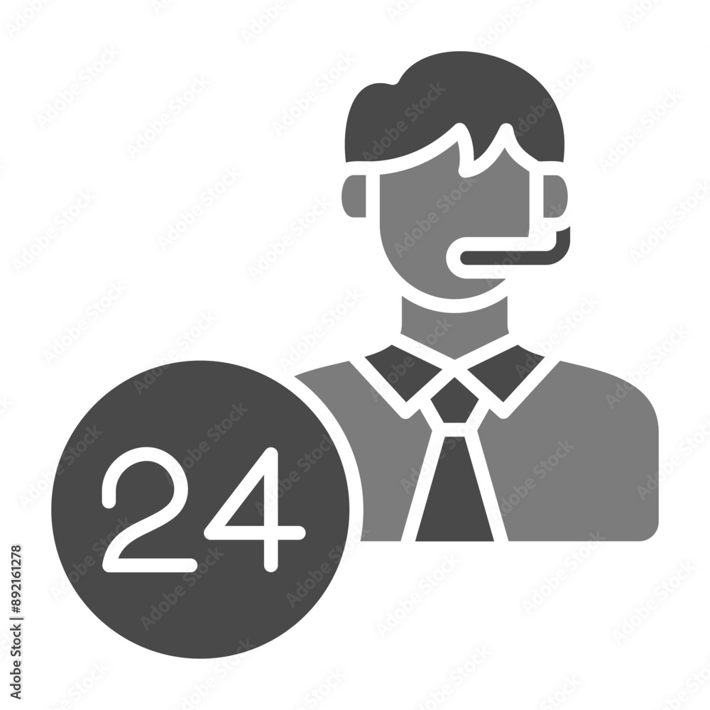 24 Hours Support Icon 24 Hours Support Icon