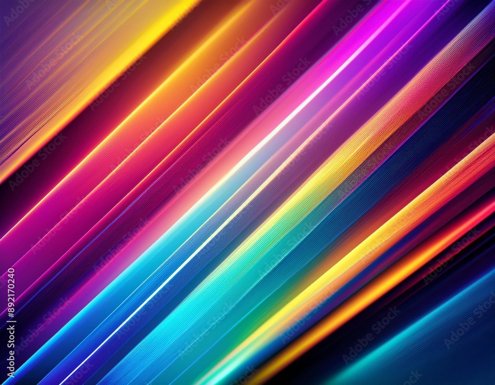 Vibrant Abstract Background with Stretched Diagonal Colored Lines Vibrant Abstract Background with Stretched Diagonal Colored Lines