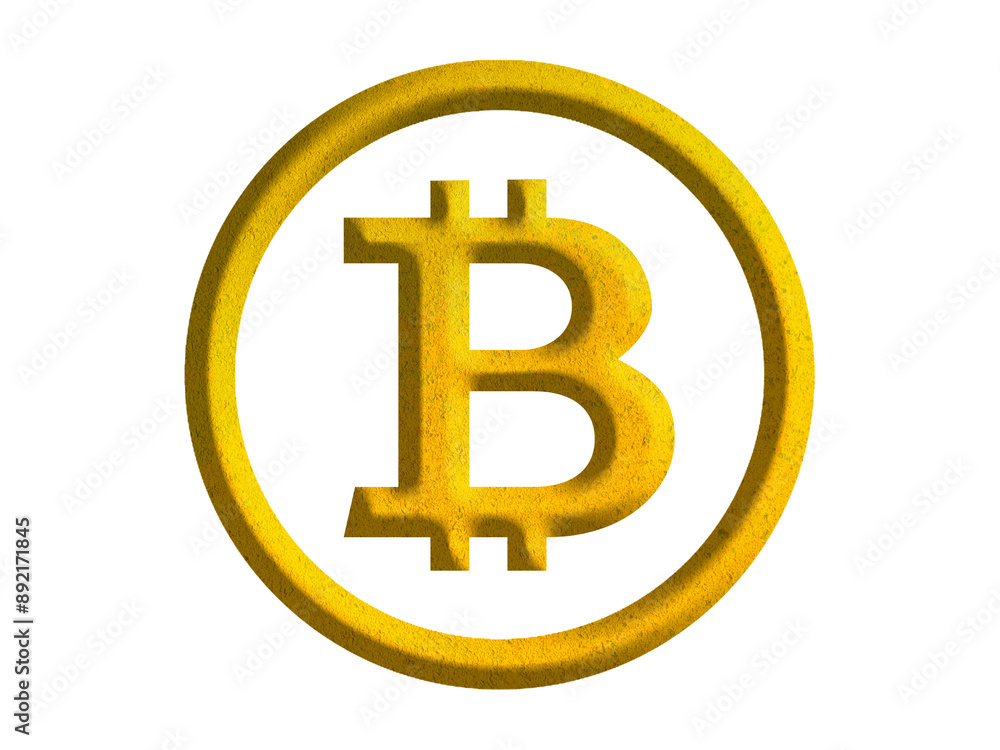 bitcoin sign icon, digital or electronic currency symbol design with gold motive bitcoin sign icon, digital or electronic currency symbol design with gold motive