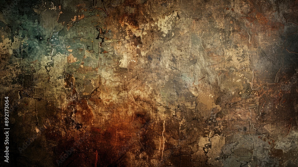 Rustic vignette texture with dust, scratches, and cracks, adding a weathered and historical feel to the background Rustic vignette texture with dust, scratches, and cracks, adding a weathered and historical feel to the background