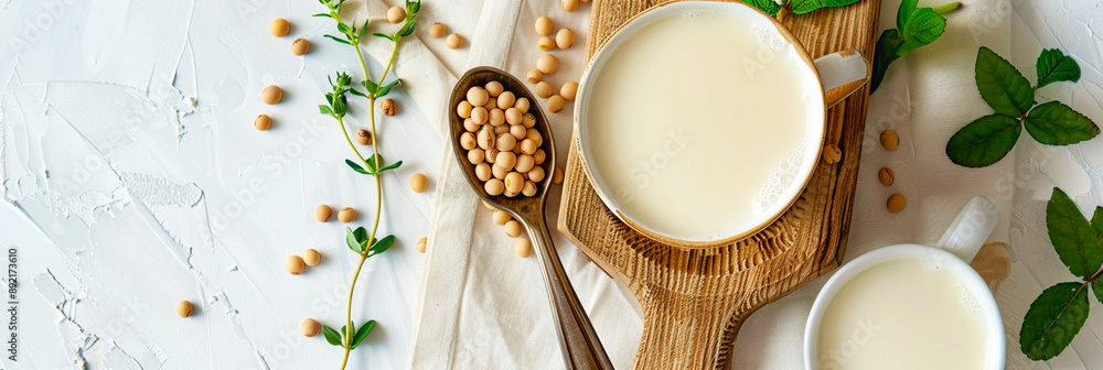 Images of soya and soya milk Images of soya and soya milk