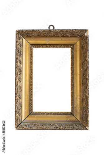isolated vinatge picture frame