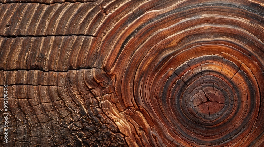 Close-up of a wooden surface showcasing natural grain patterns and growth rings. Close-up of a wooden surface showcasing natural grain patterns and growth rings.