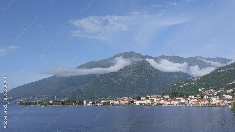 A view of Lake Como from Gravedona A view of Lake Como from Gravedona