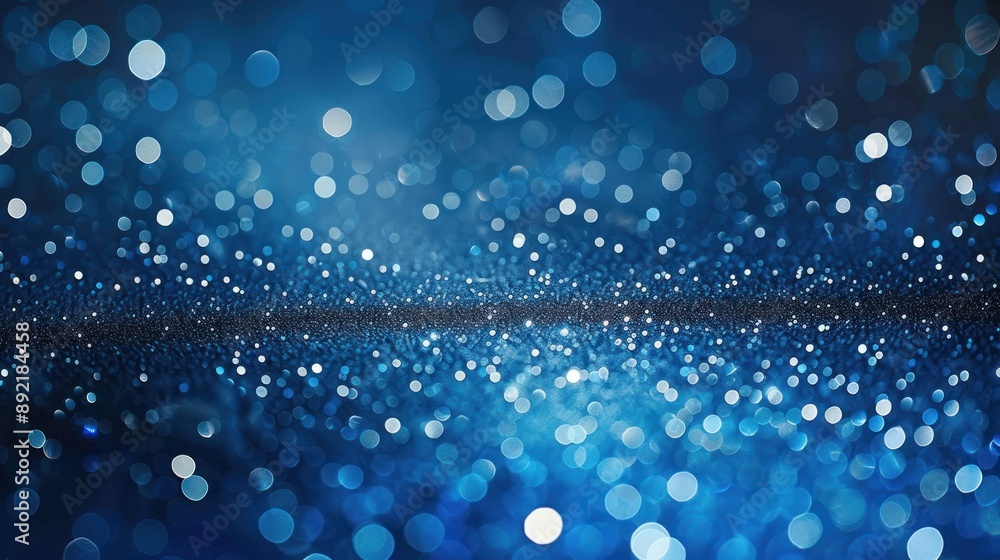 Abstract shimmering blue bokeh lights background image. Abstract shimmering blue bokeh lights background image.