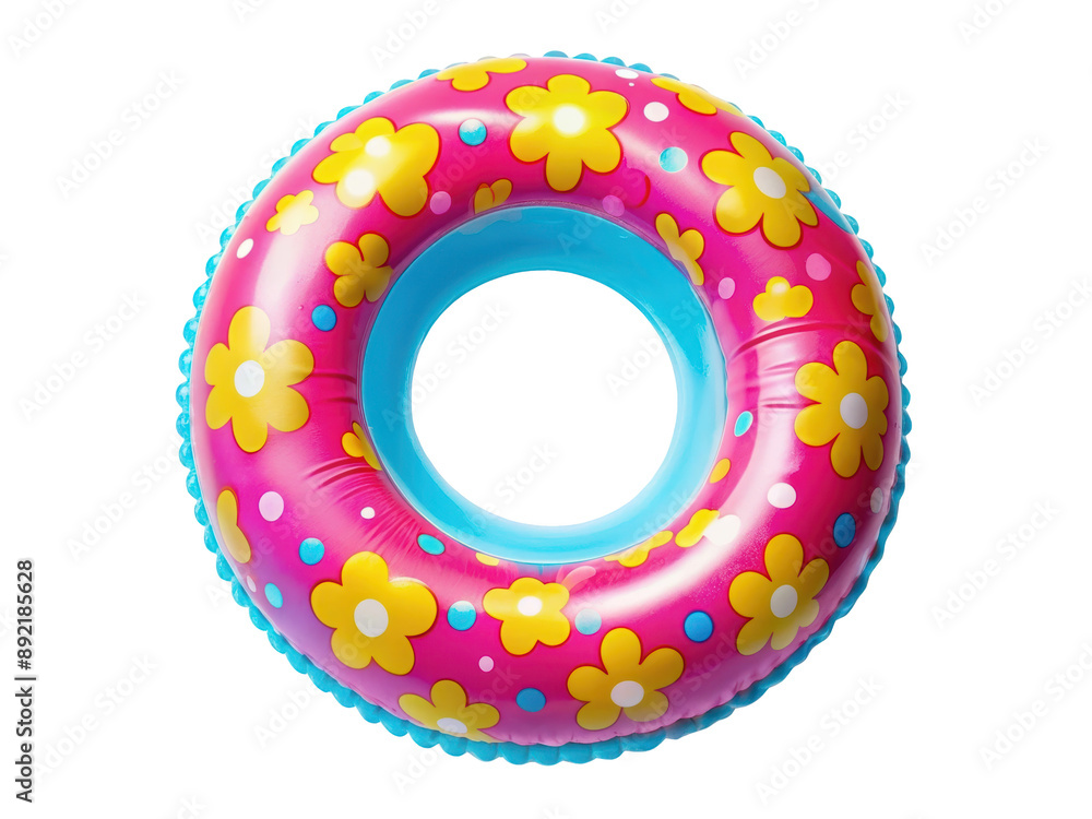 Pink Flower Pattern Pool Float. A bright and cheerful float with a floral design, perfect for pool fun. Isolated on transparent background, png. Pink Flower Pattern Pool Float. A bright and cheerful float with a floral design, perfect for pool fun. Isolated on transparent background, png.
