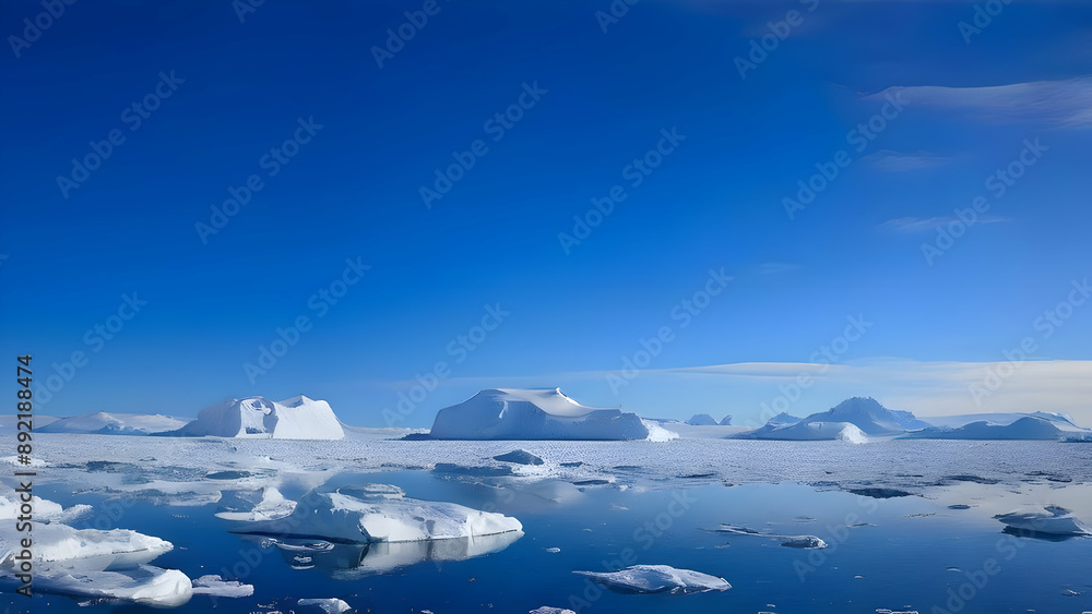 Obraz premium a-vast-arctic-landscape