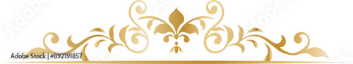 Classic vintage bronze gold frame