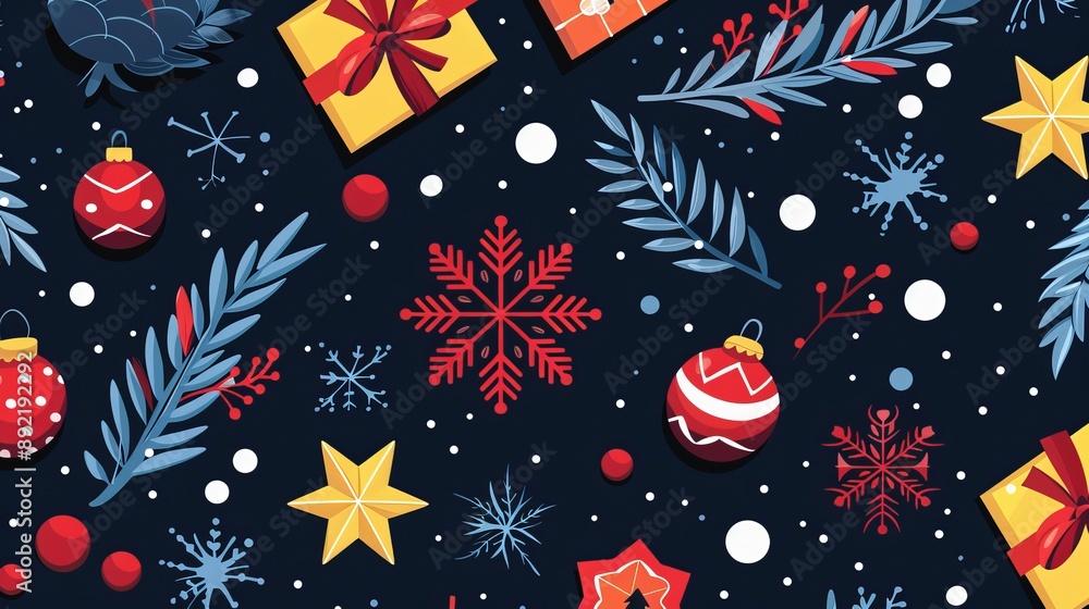 Festive Christmas Pattern Design Festive Christmas Pattern Design