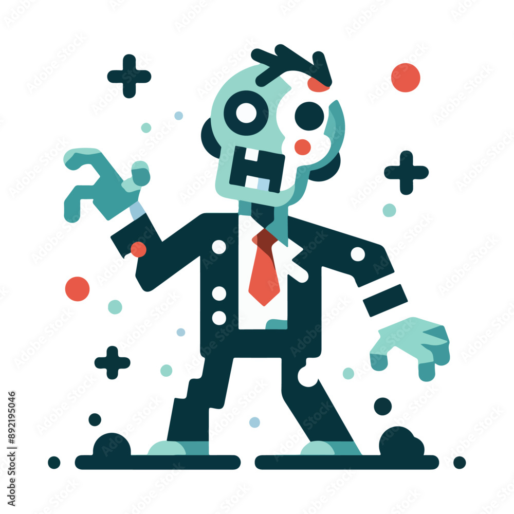 zombie vector illustration