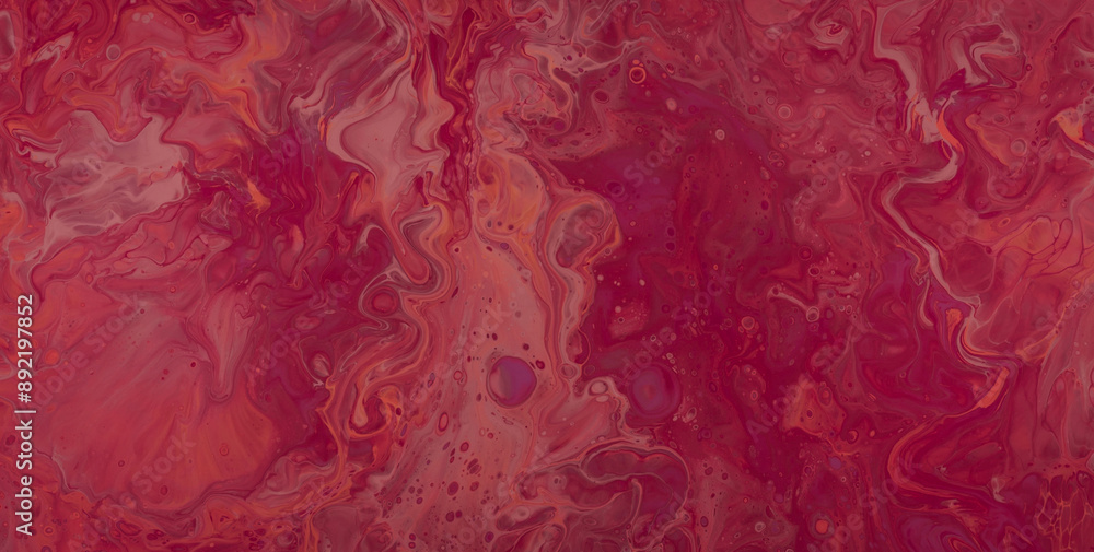Fototapeta premium Luminous Flow: Exploring the Magic of Liquid Art in Oil Paint 