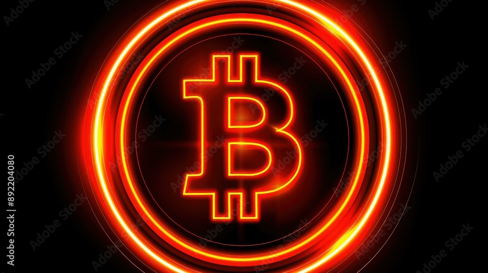 Bold Bitcoin logo set against a sleek background, symbolizing digital currencys power and innovation in the market. Bold Bitcoin logo set against a sleek background, symbolizing digital currencys power and innovation in the market.