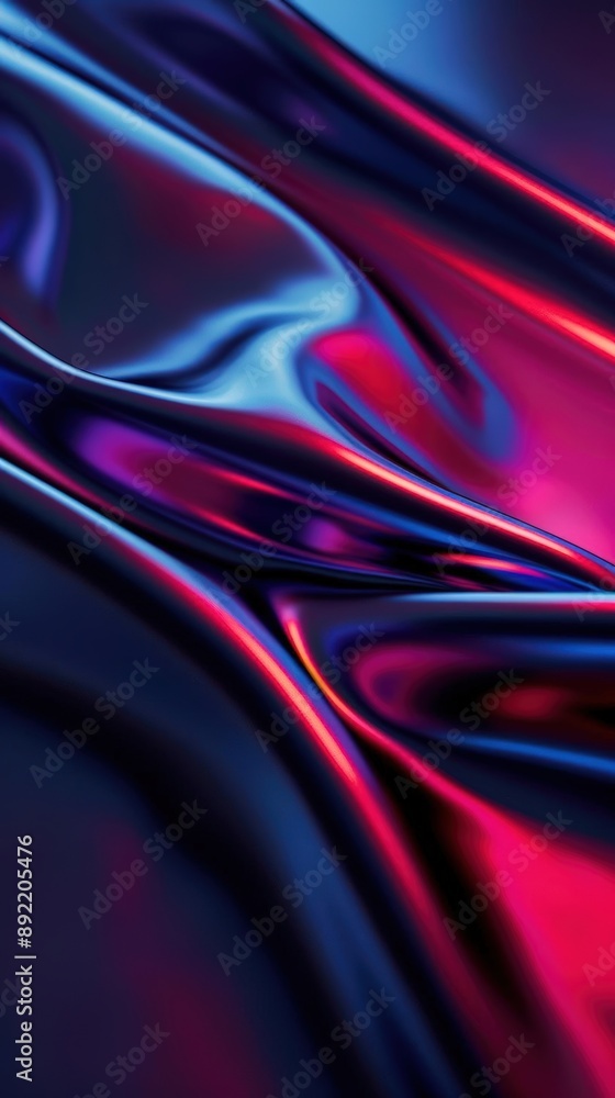 A Close-up Shot of a Profiles with holographic textures and dynamic patterns A Close-up Shot of a Profiles with holographic textures and dynamic patterns